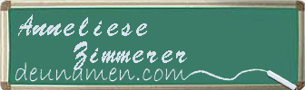 Anneliese Zimmerer Visitenkarte